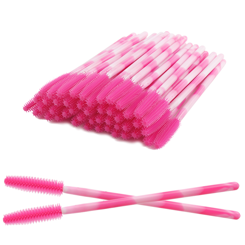 Eyelash Extension Options - 50/100 Unidades de Escovas de Silicone