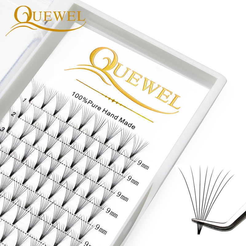 Lash Fan Volume - Quewel-Soft Eyelash Extensions, Premade Fans, Volume
