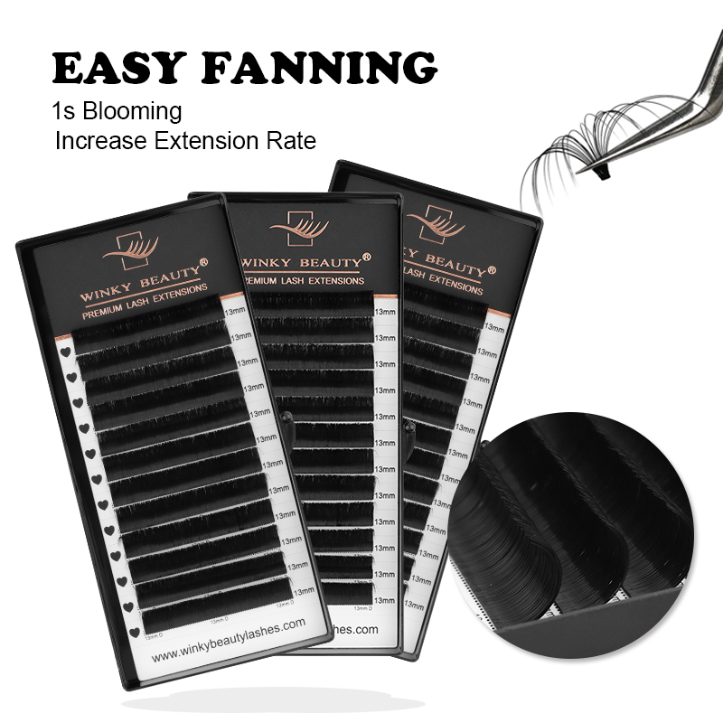 Eyelash Extension Mega Volume - As extensões superiores da pestana do
