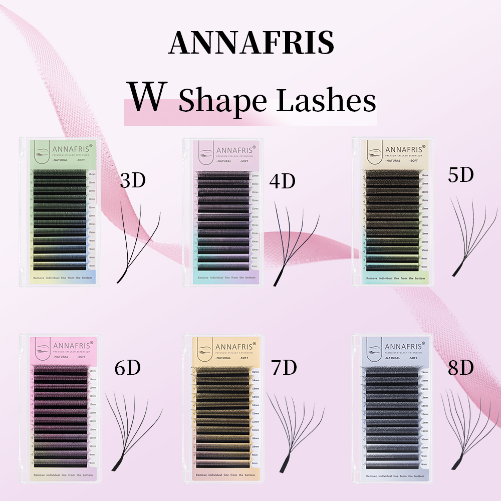 Lash Fan Volume - Annafris volume pré-fabricado ventilador yy 3d