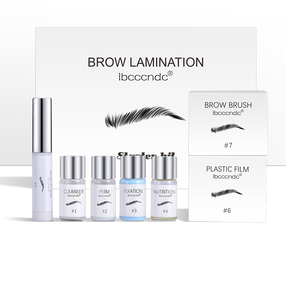 Eyelash Extension Permanent - Kit de laminação de sobrancelha semi-permanente,