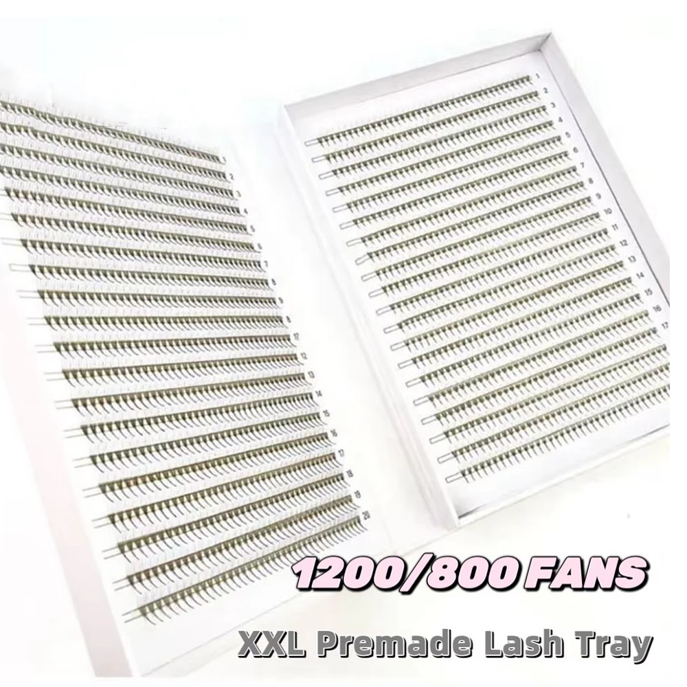 Eyelash Extension Hybrid - 2d-16d 1600/880 ventiladores pbt híbrido pré-fabricado