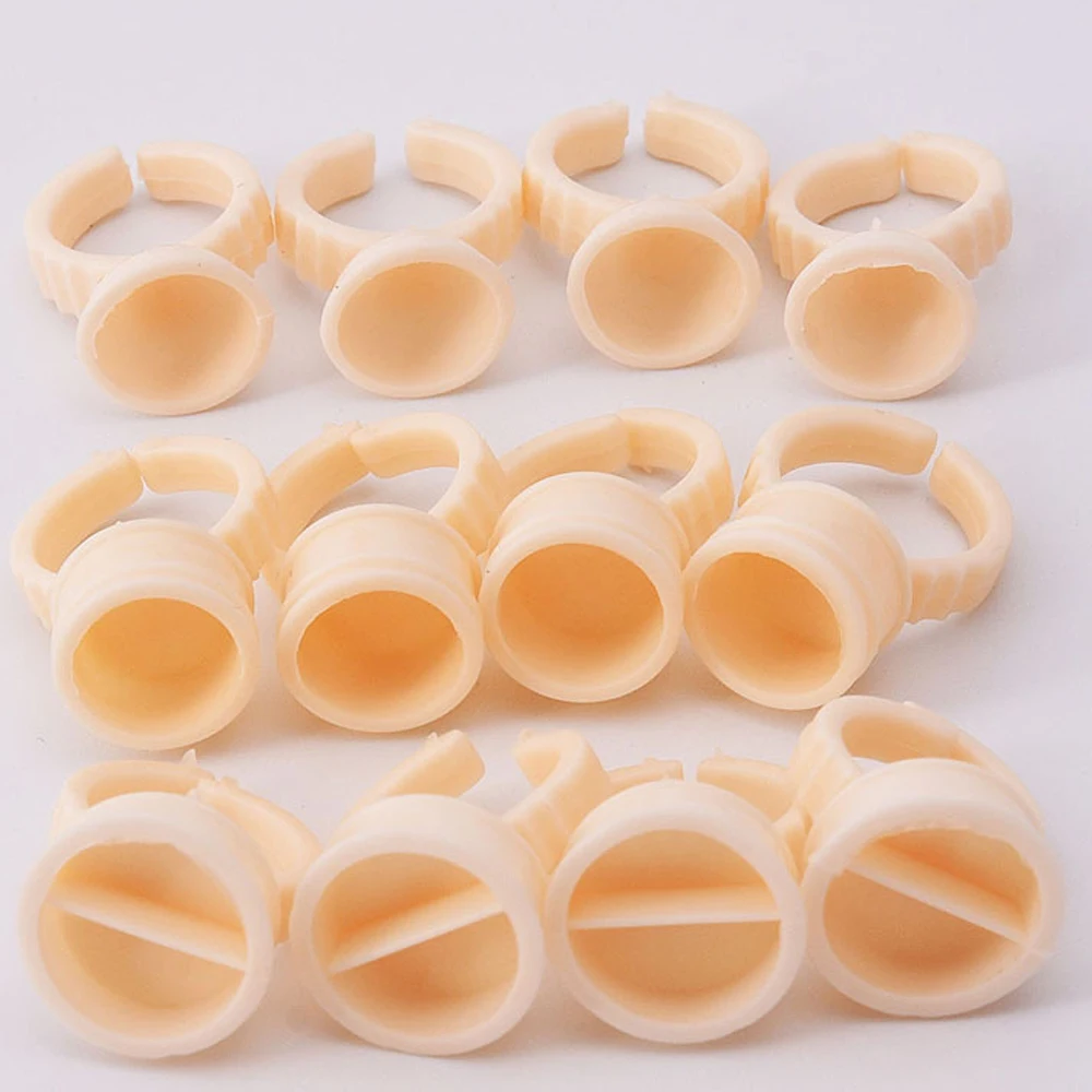 Eyelash Extension Permanent - 100 pçs descartáveis silicone tatuagem tinta