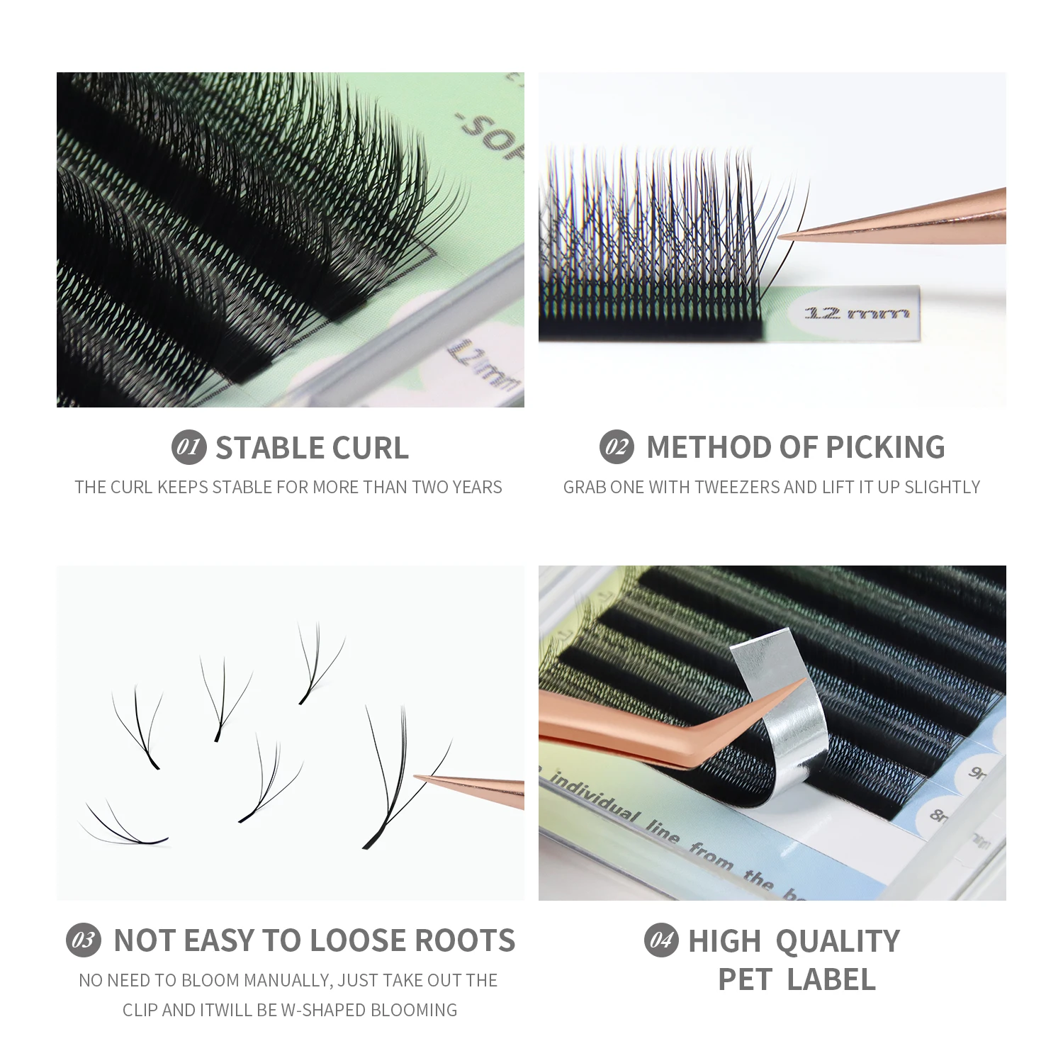 Annafris 3d w três núcleos ext - Lash Fan Volume avaliação e preço
