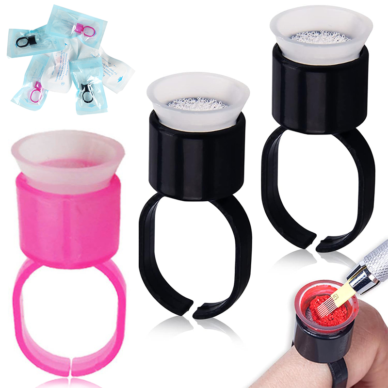 50/100 pçs anel de tinta de ta - Eyelash Extension Permanent avaliação e preço