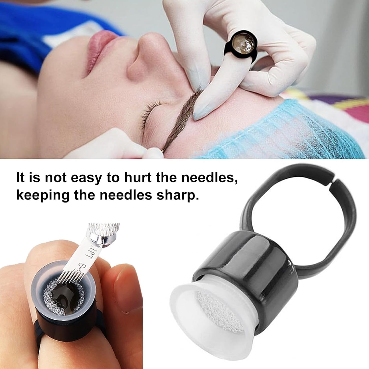 50/100 pçs anel de tinta de ta - Eyelash Extension Permanent avaliação e preço