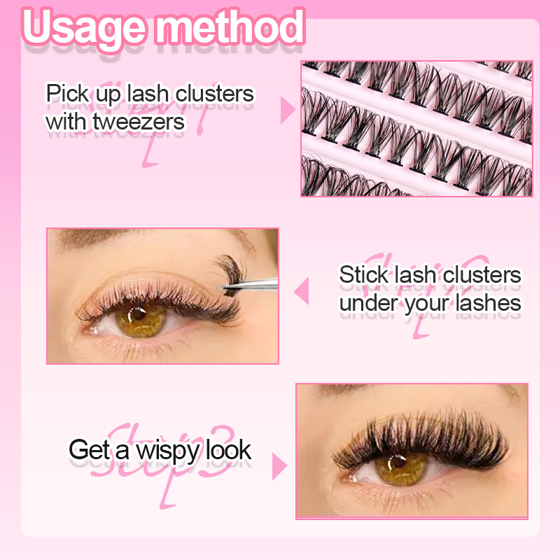 Cílios individuais para cílios - Eyelash Extension Options avaliação e preço