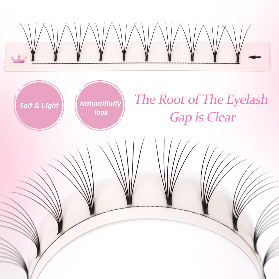 Wuud macio natural pré-fabrica - Lash Fan Volume avaliação e preço