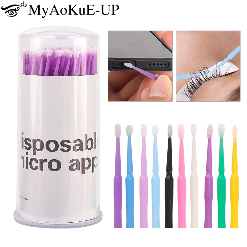 100 pçs escova de cílios desca - Eyelash Extension Options avaliação e preço