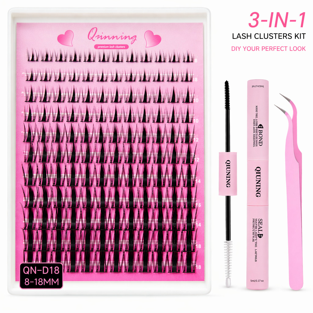 QIUNING Cílios em Tufos Kit de - Eyelash Extension Wet Look avaliação e preço