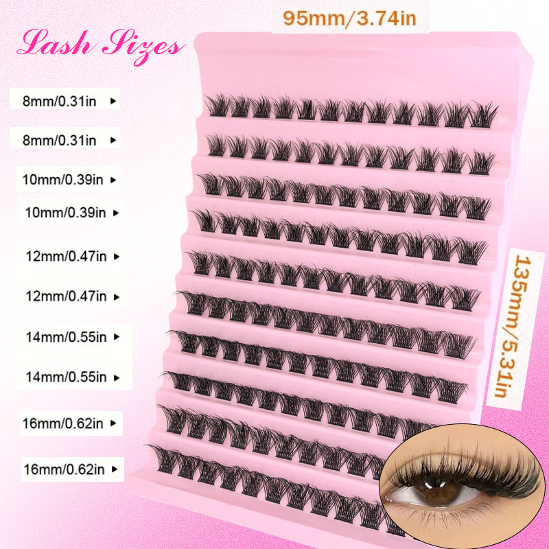 Kit de extensão de cílios diy, - Eyelash Extension For Asian Eyes avaliação e preço