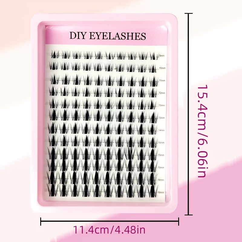 120 Cílios Postiços Estilo Fad - Eyelash Extension Wet Look avaliação e preço