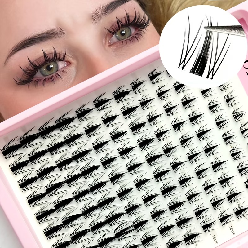 120 Cílios Postiços Estilo Fad - Eyelash Extension Wet Look avaliação e preço