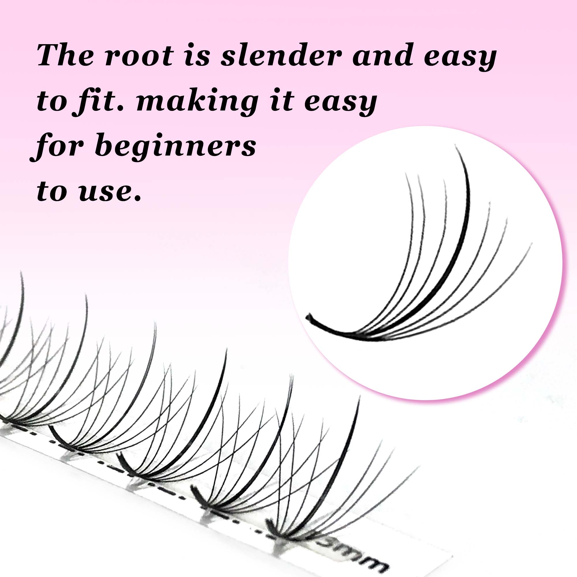 7D 300fans thin pointy base pr - Eyelash Extension Hybrid avaliação e preço