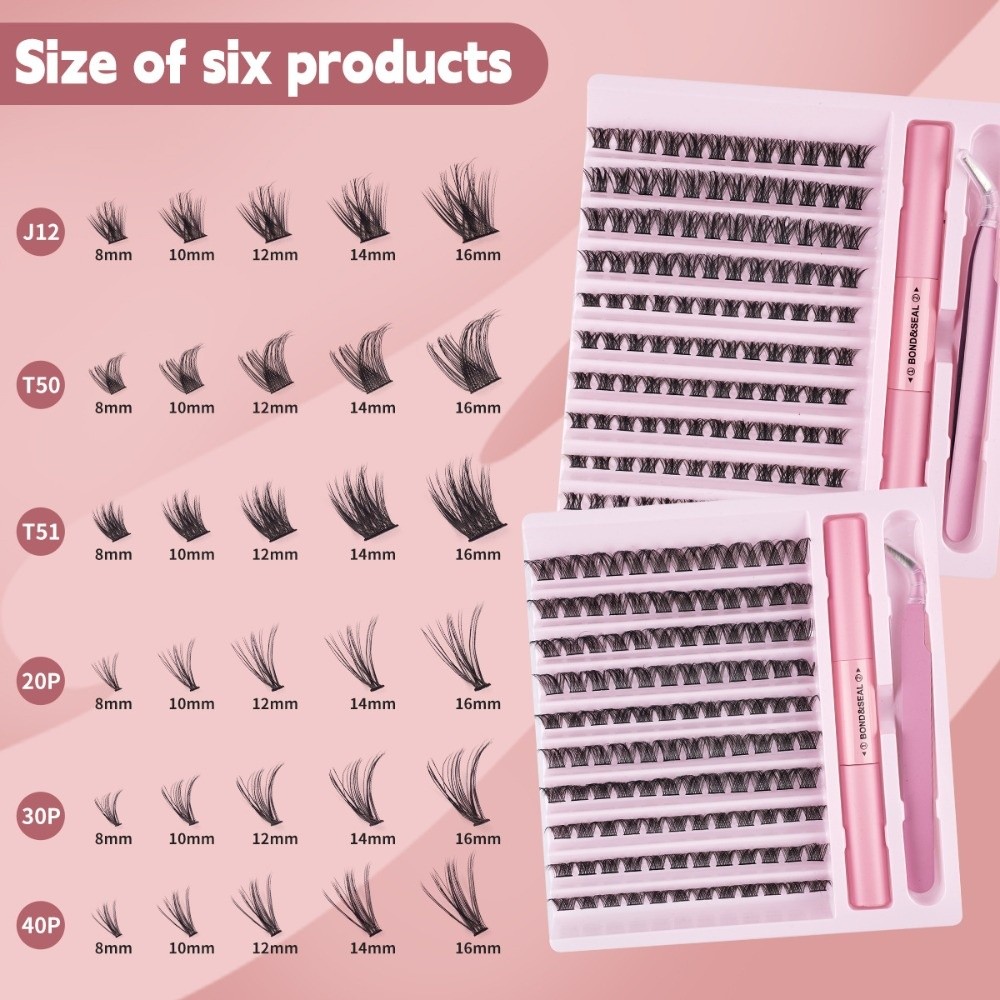 Cílios Postiços de Alta Qualid - Eyelash Extension Kits avaliação e preço
