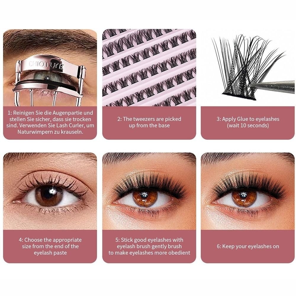 Cílios Postiços de Alta Qualid - Eyelash Extension Kits avaliação e preço