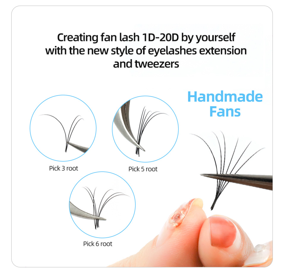AGUUD-Extensões Individuais de - Eyelash Extension For Asian Eyes avaliação e preço