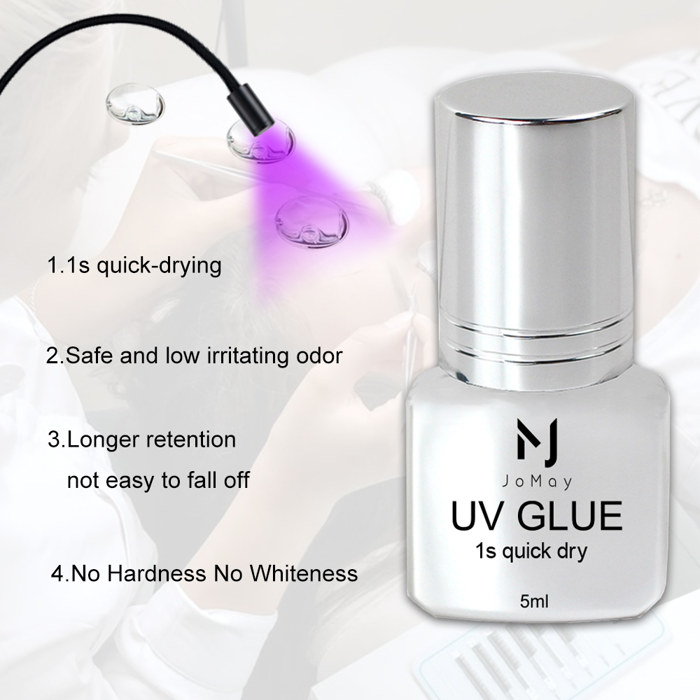 Jomay cola uv forte de longa d - Eyelash Extension Eye Irritation avaliação e preço