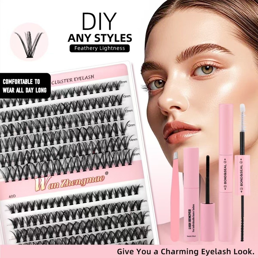 Cílios Postiços de 8-16mm de C - Eyelash Extension Kits avaliação e preço