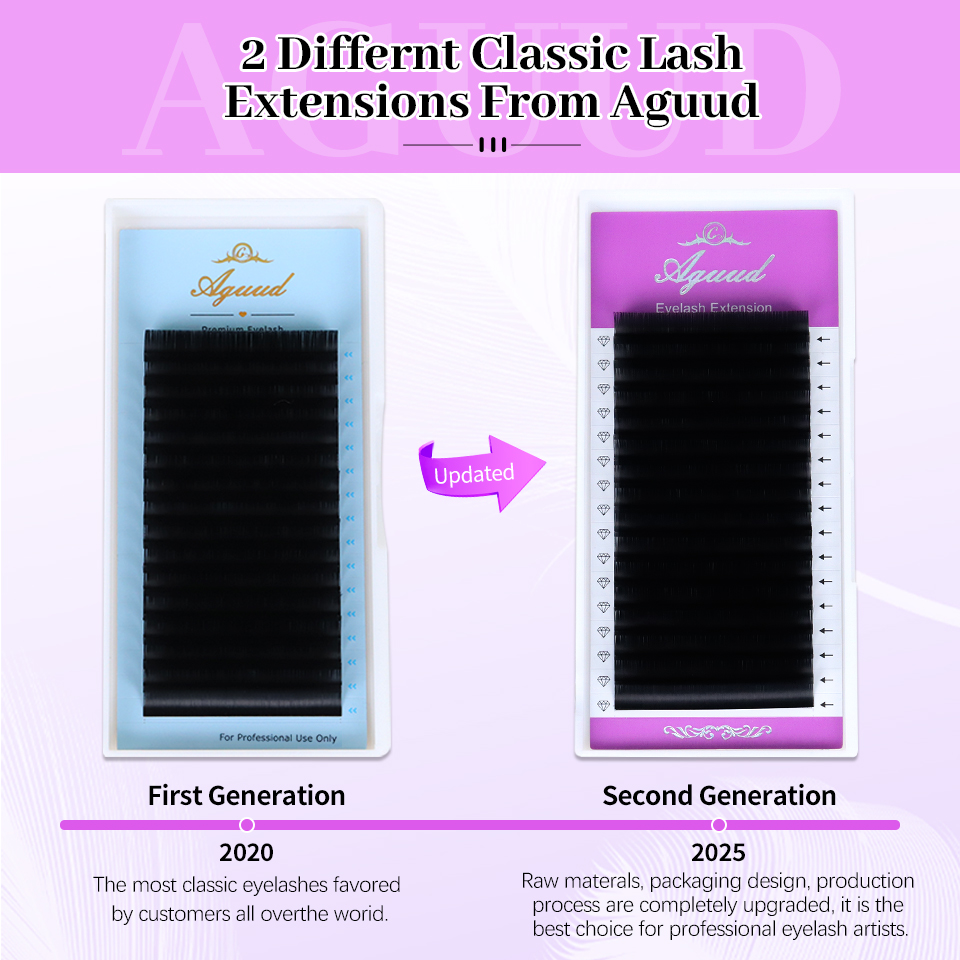 AGUUD 5 bandejas/lote NOVO Cíl - Eyelash Extension Mega Volume avaliação e preço