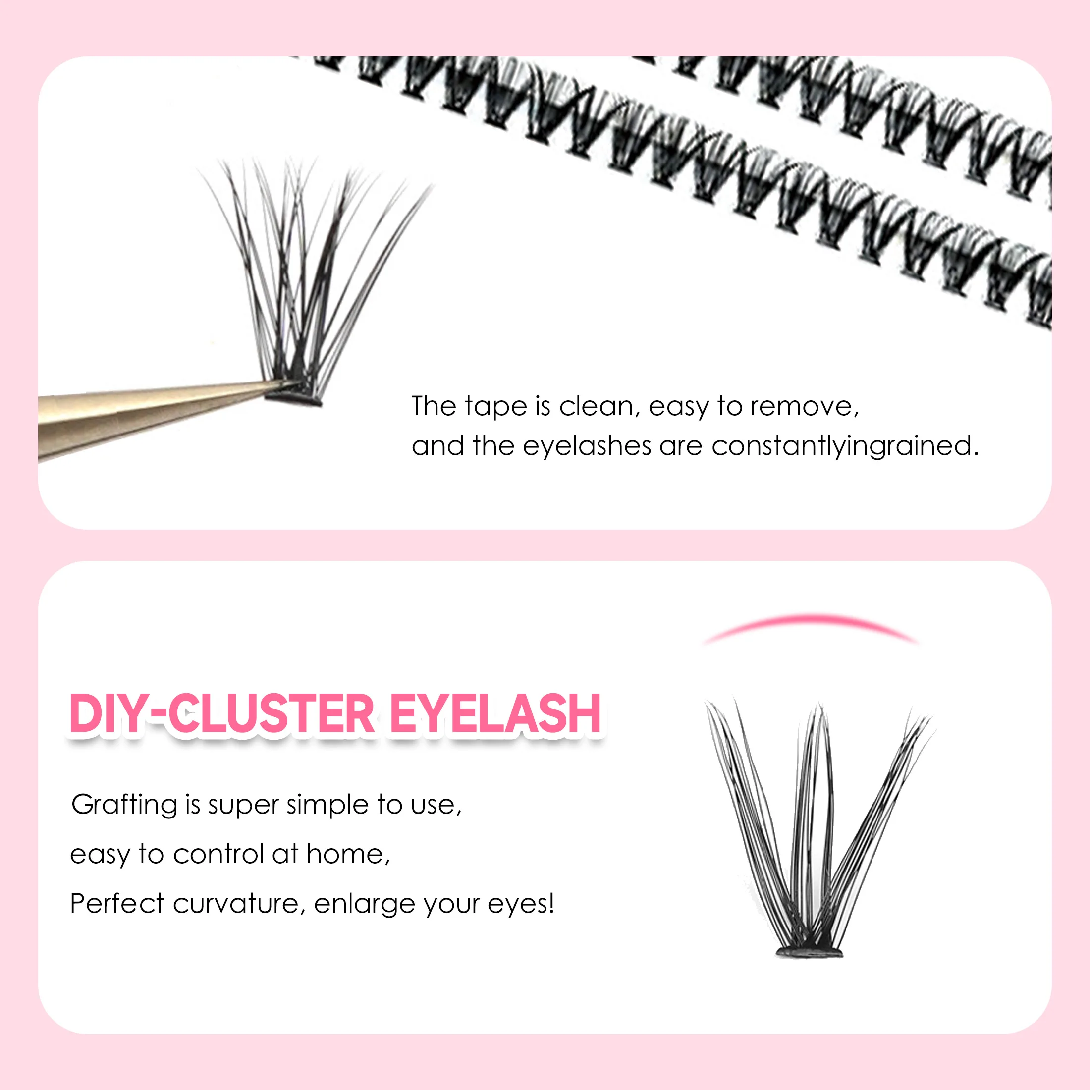 DIY Lashes Extension Kit, Clus - Eyelash Extension Remover At Home avaliação e preço